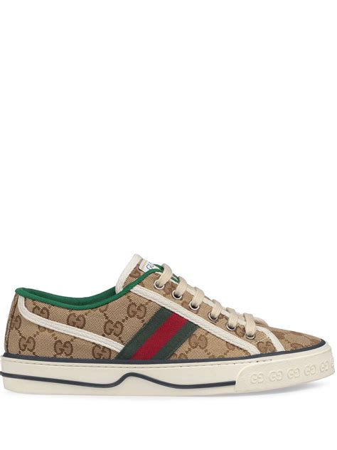 gucci sparkly|farfetch Gucci tennis shoes.